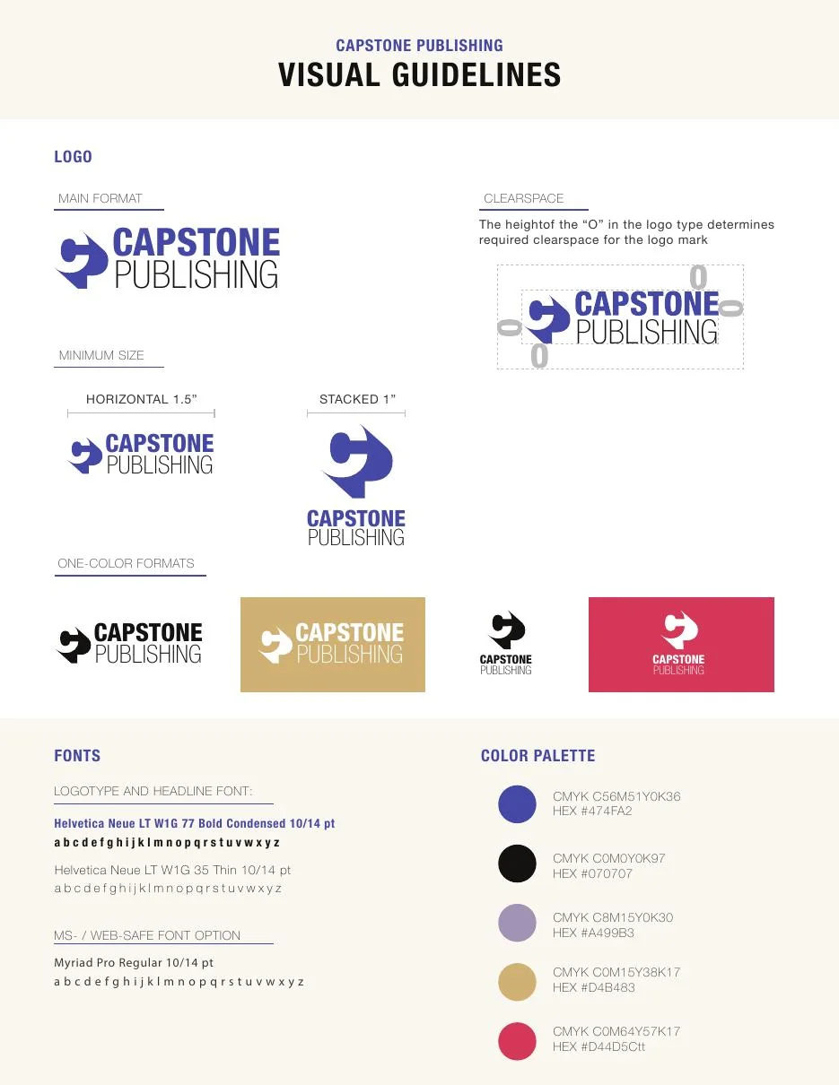 Capstone Publishing Visual Guidelines