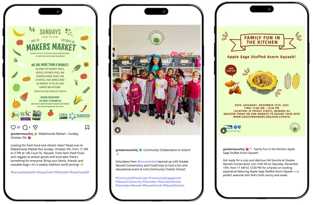 Greater Newark Conservancy — Social Campaign
